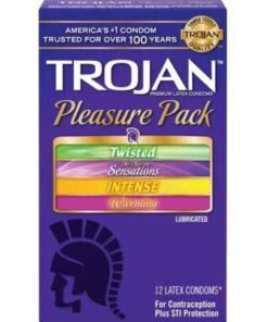 Trojan Pleasure Condoms - Asst. Box of 12