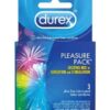 Durex Condom Pleasure Pack - Box of 3