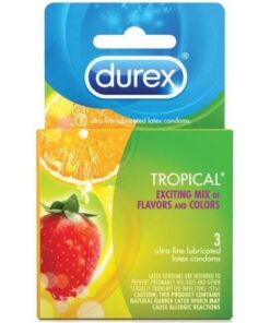 Durex Tropical Flavors - Box of 3