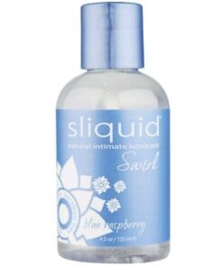 Sliquid Naturals Swirl Lubricant - 4.2 oz  Blue Raspberry