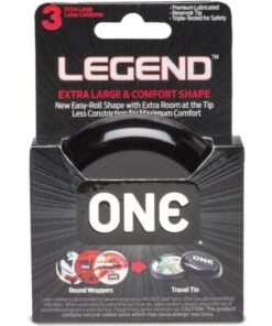 One The Legend XL Condoms - Box of 3