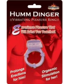 Humm Dinger Vibrating Cockring - Purple