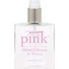 Pink Silicone Lube - 4 oz Glass Bottle