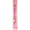 Bachelorette Bridesmaid Flashing Sash w/Kisses - Pink