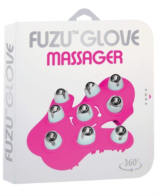 Fuzu Glove Massager - Neon Pink