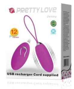 Pretty Love Jenny Remote Control Bullet - Fuchsia