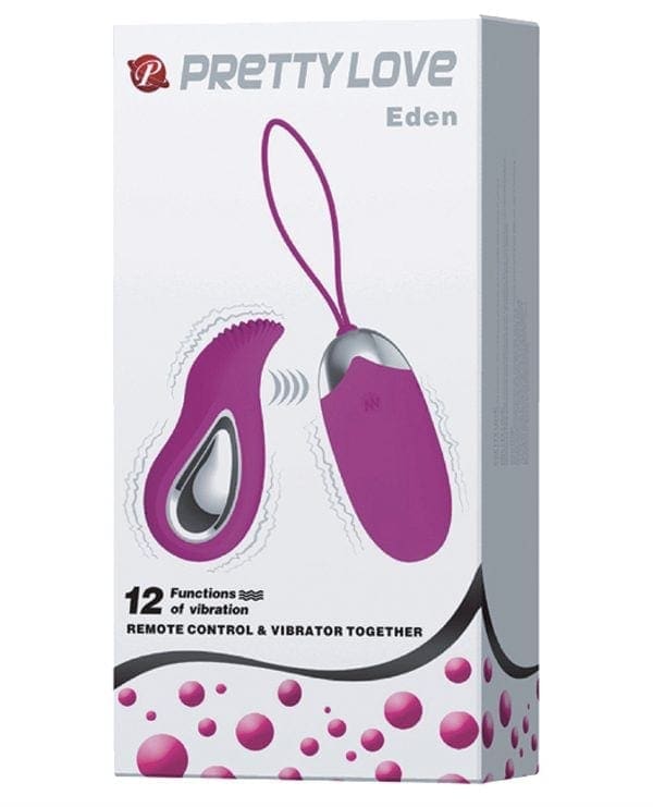 Pretty Love Eden Remote Control Bullet - Fuchsia