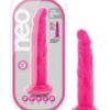 Blush Neo 7.5" Dual Density Cock - Neon Pink