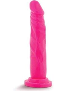 Blush Neo 7.5" Dual Density Cock - Neon Pink