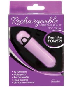 Simple & True Rechargeable Vibrating Bullet - Purple