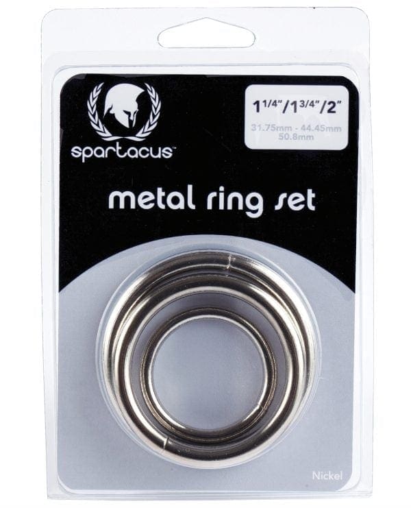 Spartacus Metal Ring Set - Pack of 3