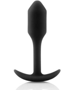 b-Vibe Weighted Snug Plug 1 - .55 g Black