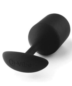 b-Vibe Weighted Snug Plug 4 - .257 g Black