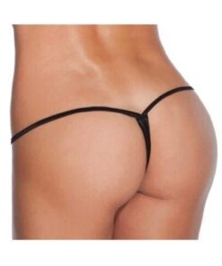 Low Rise Lycra G-String Black O/S