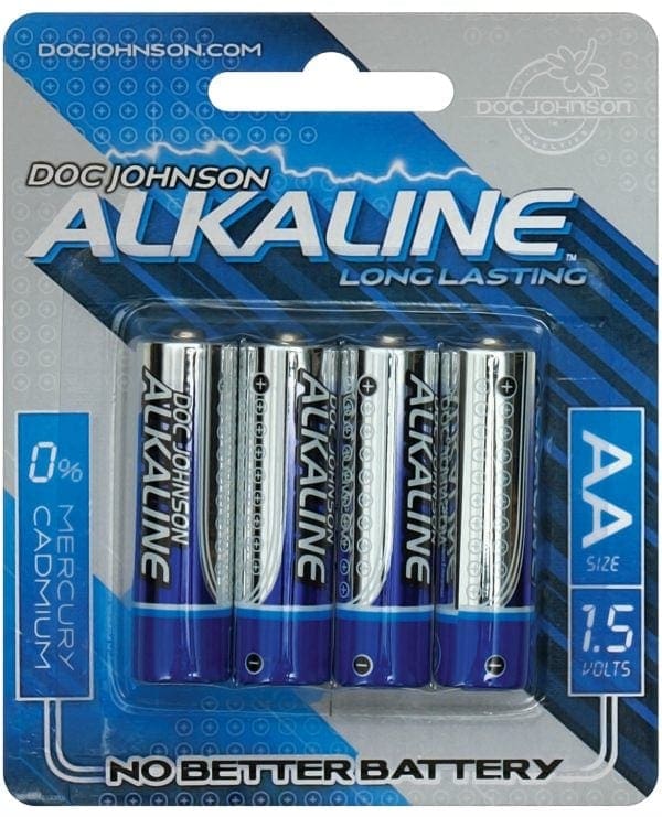 Doc Johnson Alkaline Batteries - AA 4 Pack