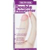 Vac-U-Lock Double Penetrator - White