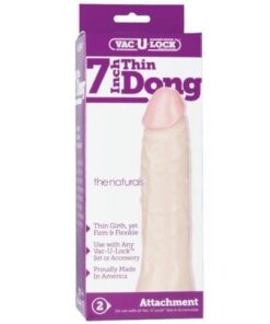 Vac-U-Lock 7" Thin Dong - White