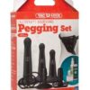 Vac-U-Lock Silicone Pegging Set - Black