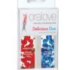 Oralove Delicious Duo Flavored Lube - Warming & Tingling