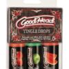 Good Head Tingle Drops - 1oz Bottle Asst. Flavors Pack of 3