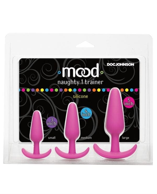 Mood Naughty 1 Anal Trainer Set - Pink Set of 3