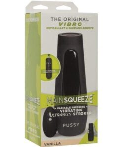 Main Squeeze Original Vibro Pussy - Vanilla