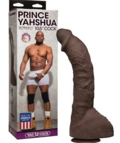 Prince Yahshua Ultraskyn 10.5" Cock  - Chocolate