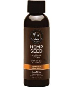 Earthly Body Hemp Seed Massage Lotion - 2 oz Dreamsicle