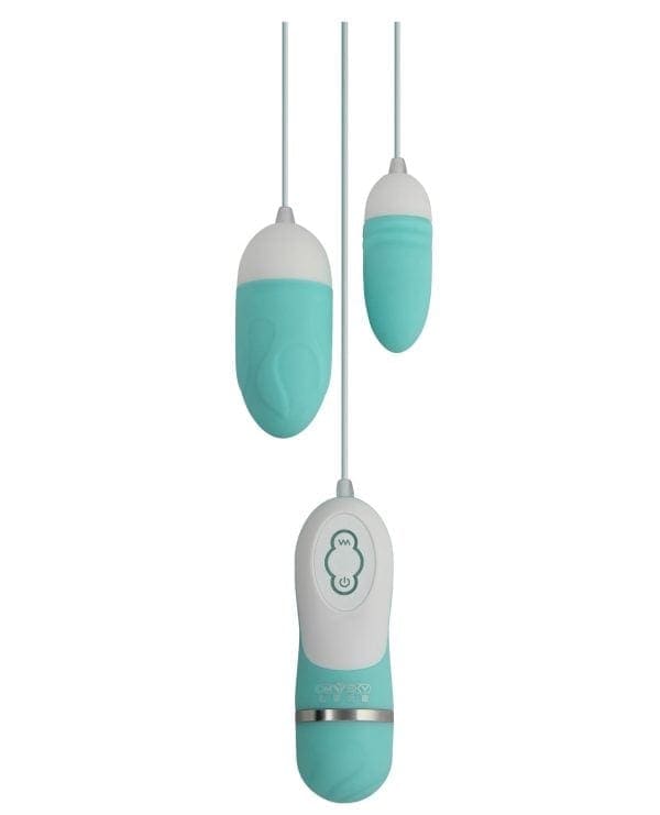 GigaLuv Dual Vibra Bullets - 10 Functions Tiffany Blue