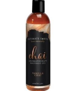 Intimate Earth Chai Massage Oil - 120 ml Vanilla & Chai