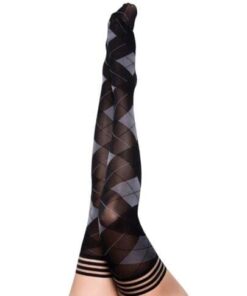 Kix'ies Kimmie Argyle Thigh High Argyle A