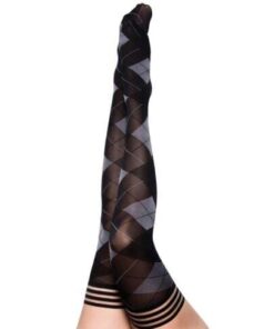 Kix'ies Kimmie Argyle Thigh High Argyle B