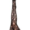 Kix'ies Elle  Fishnet Diamond Thigh High Black A