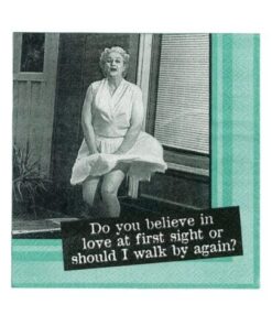 Sexy Soft Bodies Do You Believe in Love at First Sight....Napkins - Set of 20