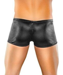 Male Power Satin Lycra Boxer Black Small