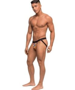 Pride Fest Contoured Pouch Jock Rainbow S/M