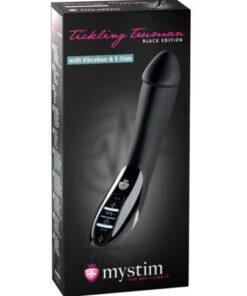 Mystim Tickling Truman eStim Vibrator Black Edition - Black