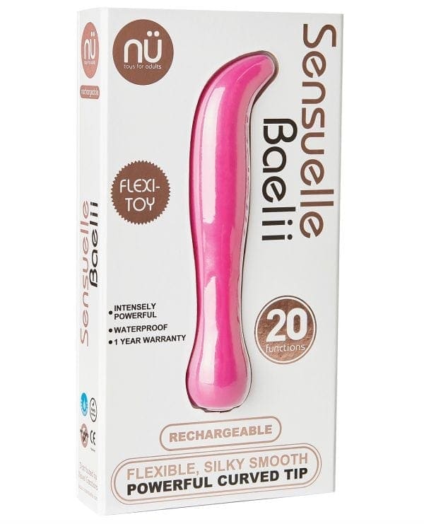 Sensuelle Baelii Flexible G Spot Vibe - 20 Function Magenta