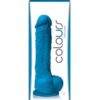 Colours Pleasures 5" Dildo w/Suction Cup - Blue