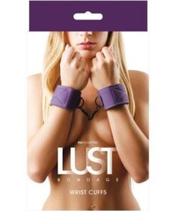 Lust Bondage Wrist Cuffs - Purple