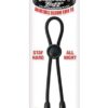 Mack Tuff Adjustable Silicone Cock Tie - Black