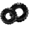 Oxballs TruckT Cock & Ball Ring - Black Pack of 2