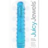 Juicy Jewels Aqua Crystal Vibrator - Blue