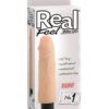 Real Feel No. 1  Long 7.5" Vibe Waterproof - Mutli-speed Flesh