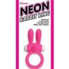 Neon Luv Touch Rabbit Ring - Pink