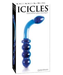 Icicles  No. 31 Hand Blown Glass - Blue G Spot