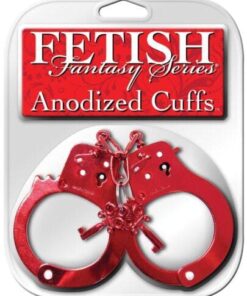 Fetish Fantasy Series Anodized Cuffs - Red