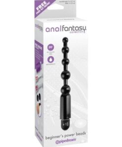 Anal Fantasy Collection Beginners Power Beads - Black