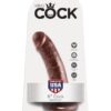 King Cock 6" Cock - Brown