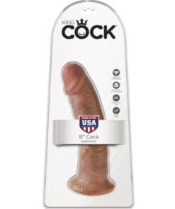 King Cock 9" Cock - Tan